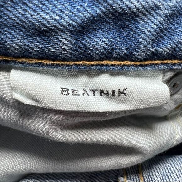 SLVRLAKE Beatnik High Rise Slim Jeans in Trouble Maker Wash - Picture 7 of 10